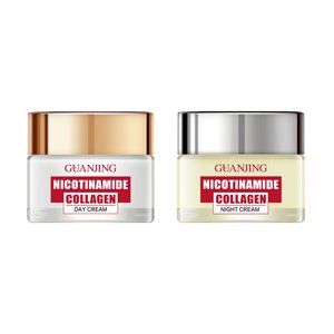 Nicotinamide Collagen Dark Spot Freckle Whitening Day and Night Cream Set